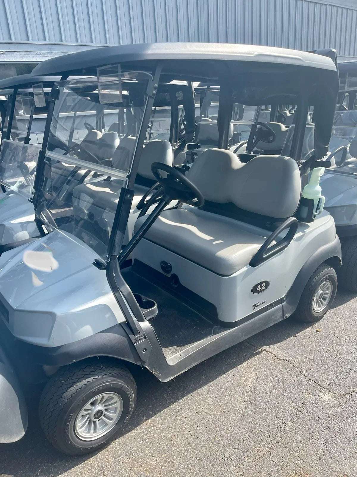 2020 Club Car Tempo Electric golf cart with sleek design and comfortable seating
