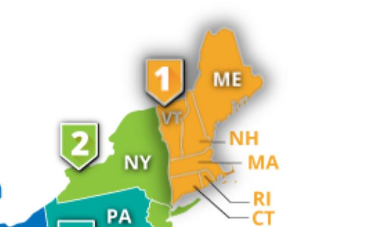 Zone 1: Wholesale Golf Carts - Connecticut, Massachusetts, Maine, New Hampshire, Rhode Island & Vermont