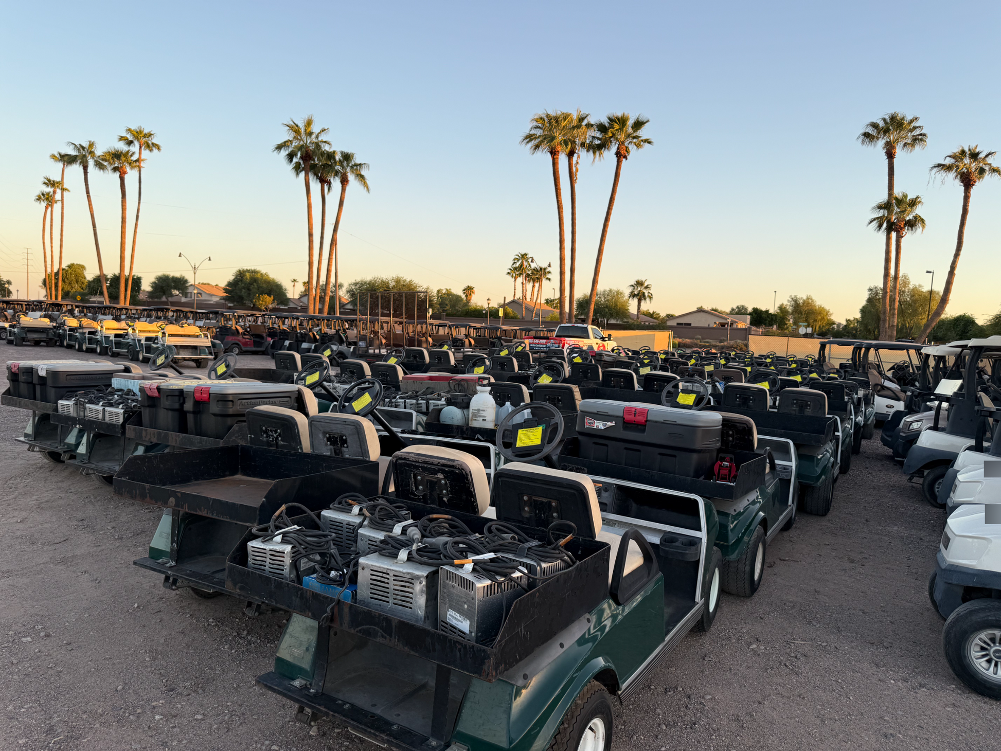 Club CarUtilityElectricGreen