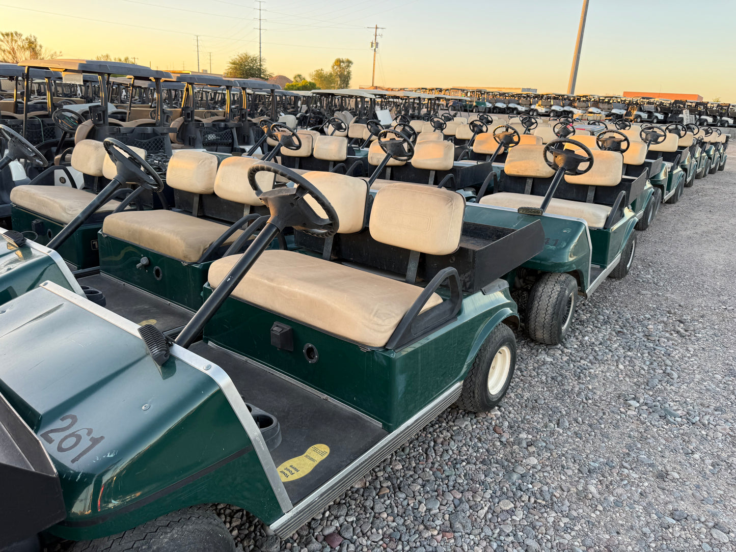 Club CarUtilityElectricGreen