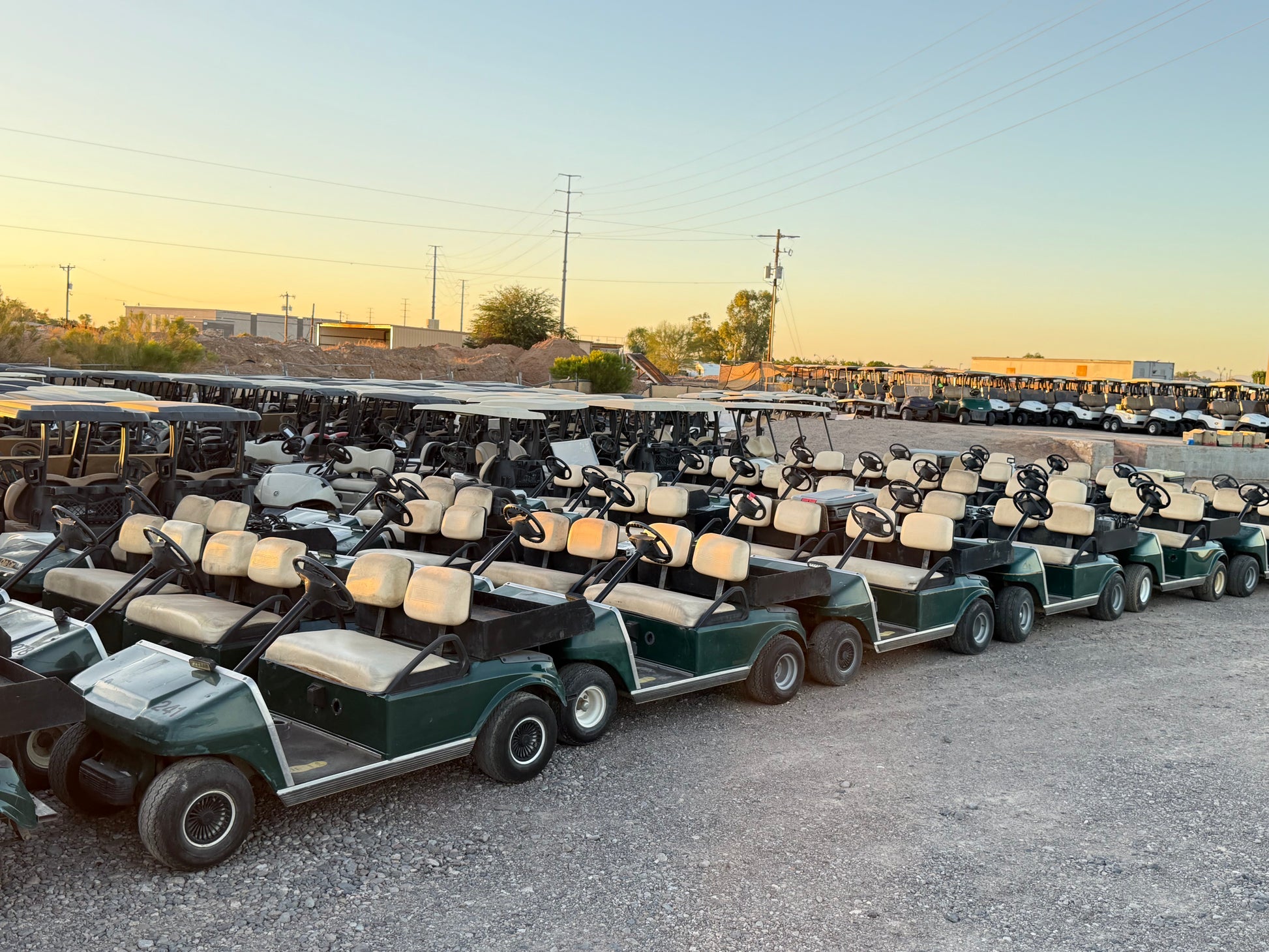 Club CarUtilityElectricGreen